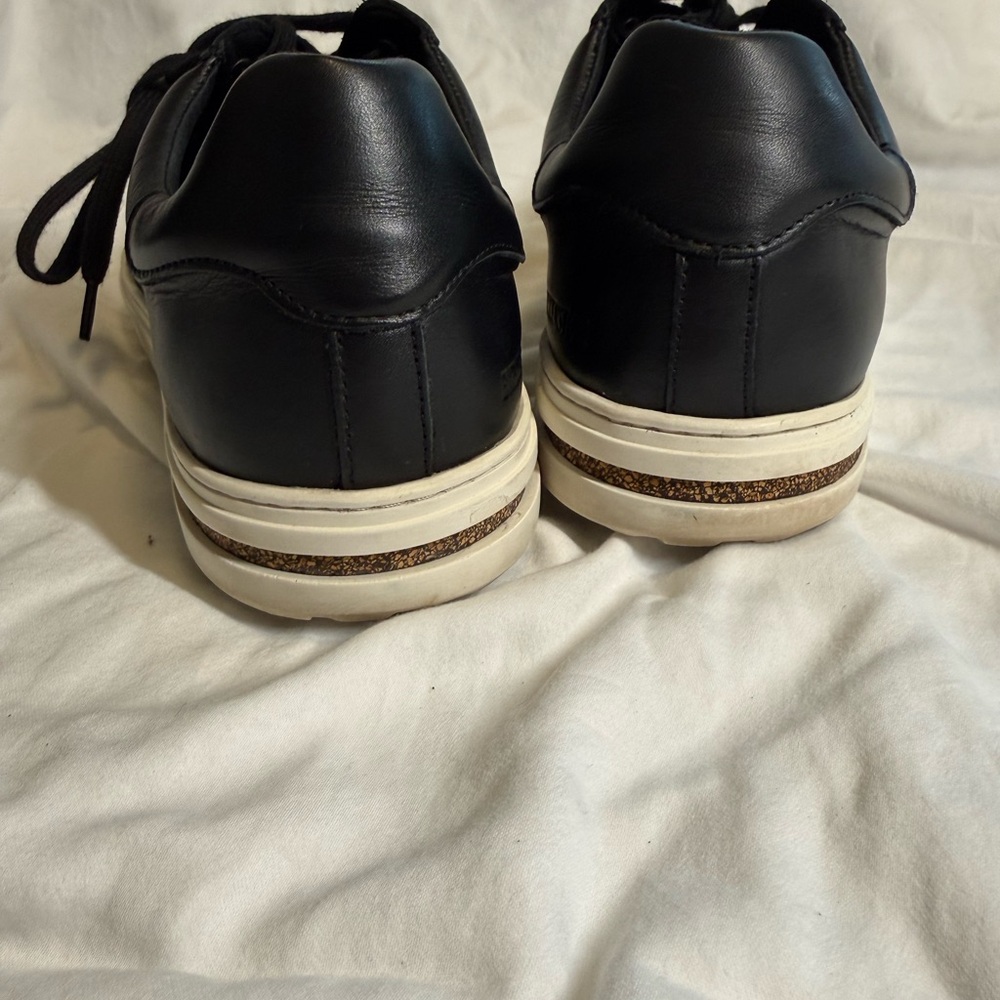Birkenstock Bend Low Black Leather Sneakers EU 43 US 10–10.5 GUC - Picture 5 of 11